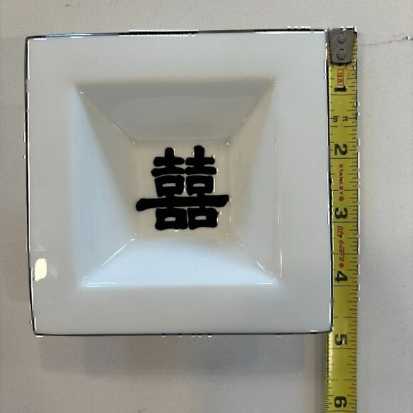 Asianera Hand painted porcelain sauce dipping plate - Picture 4 of 6